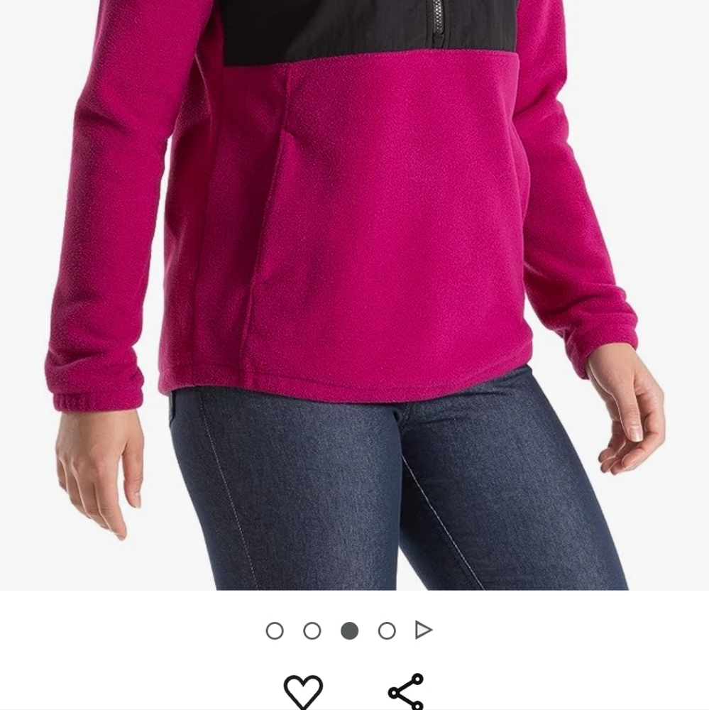 North Face Pink & Gray Denali